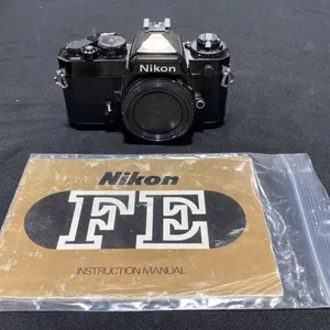 NIKON FE 35MM FILM CAMERA - BLACK BODY *NO LENS*