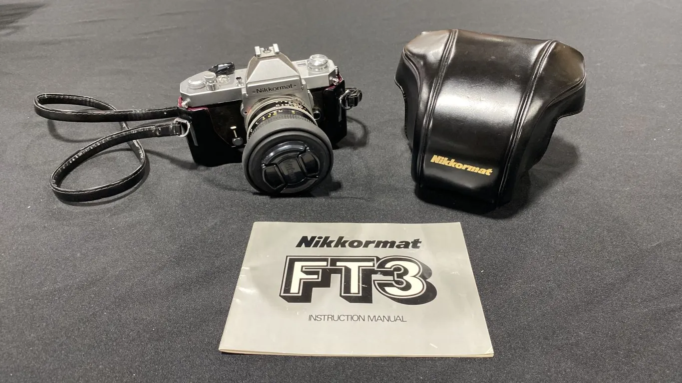 NIKON NIKKORMAT FT3 35MM MECHANICAL SLR FILM CAMERA WITH NIKKOR 50MM LENS AND