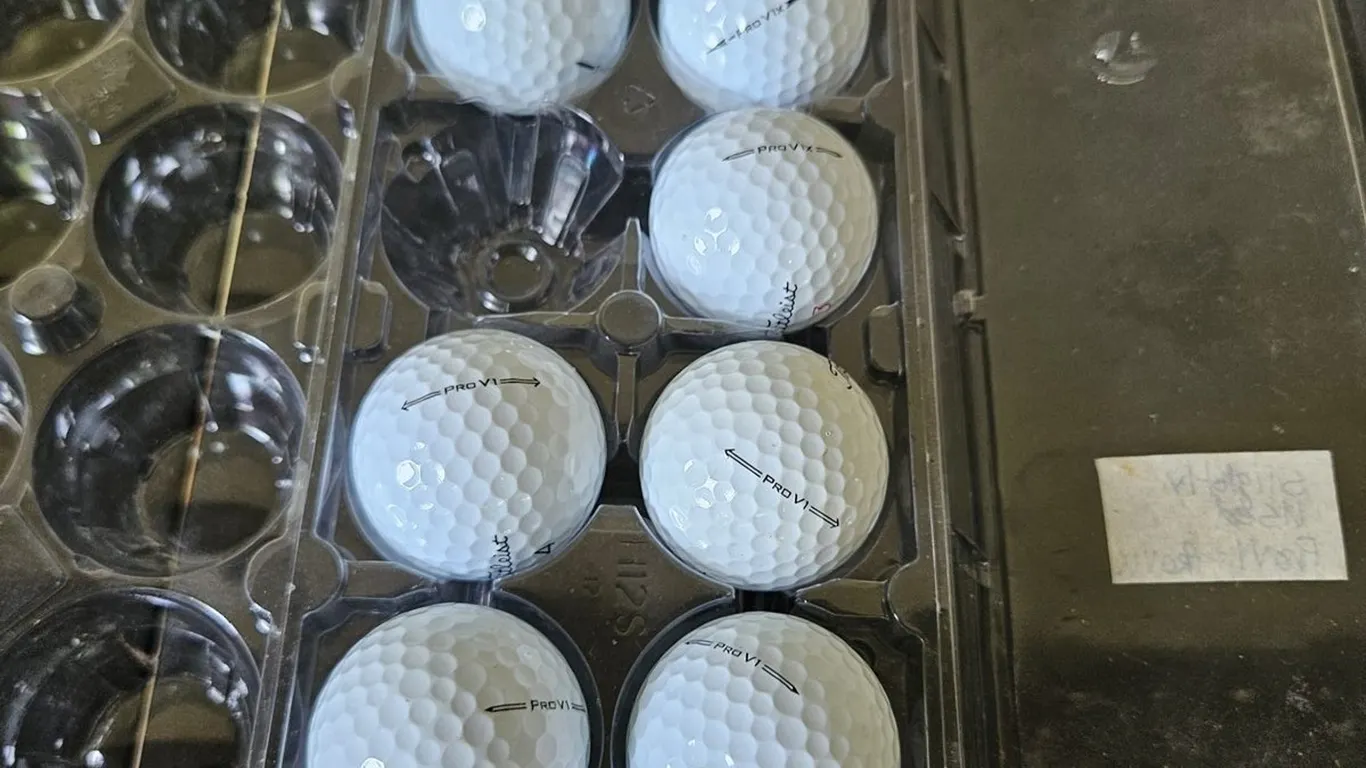 Titleist Pro V1 / Pro V1x golf balls, 11qty, used
