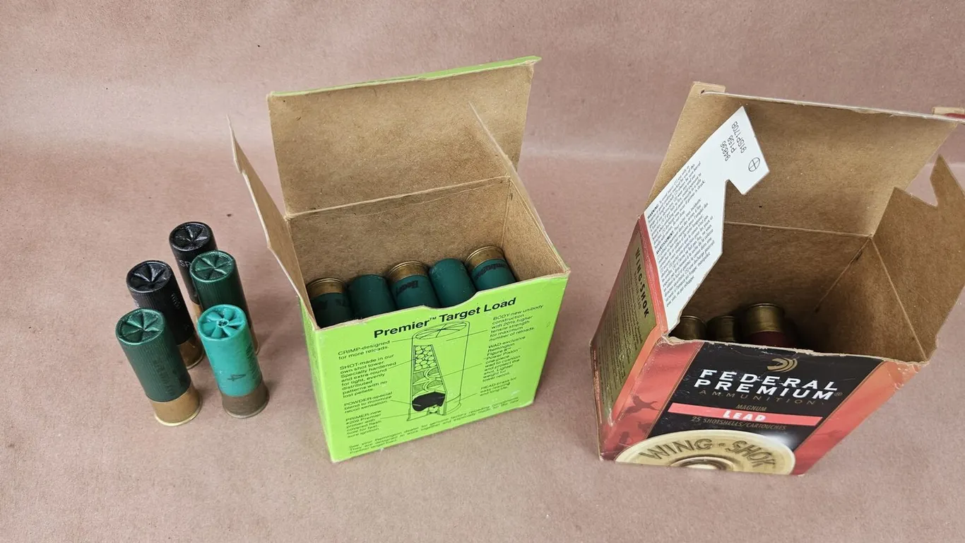 Remington & Federal 12 Ga, 2 Partial Boxes Plus 5 Loose Shells