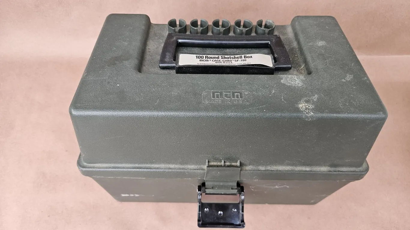 MTM Case-Gard SF-100 100-Round 12 Ga Shotshell Box, Empty