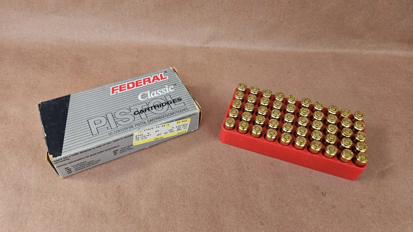 Federal Classic 40 S&W 180 gr JHP, 50 Rounds