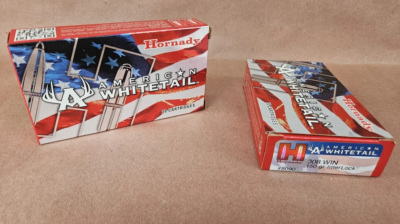 Hornady American Whitetail .308 Win 150 gr, 2 Boxes, 40 Rounds