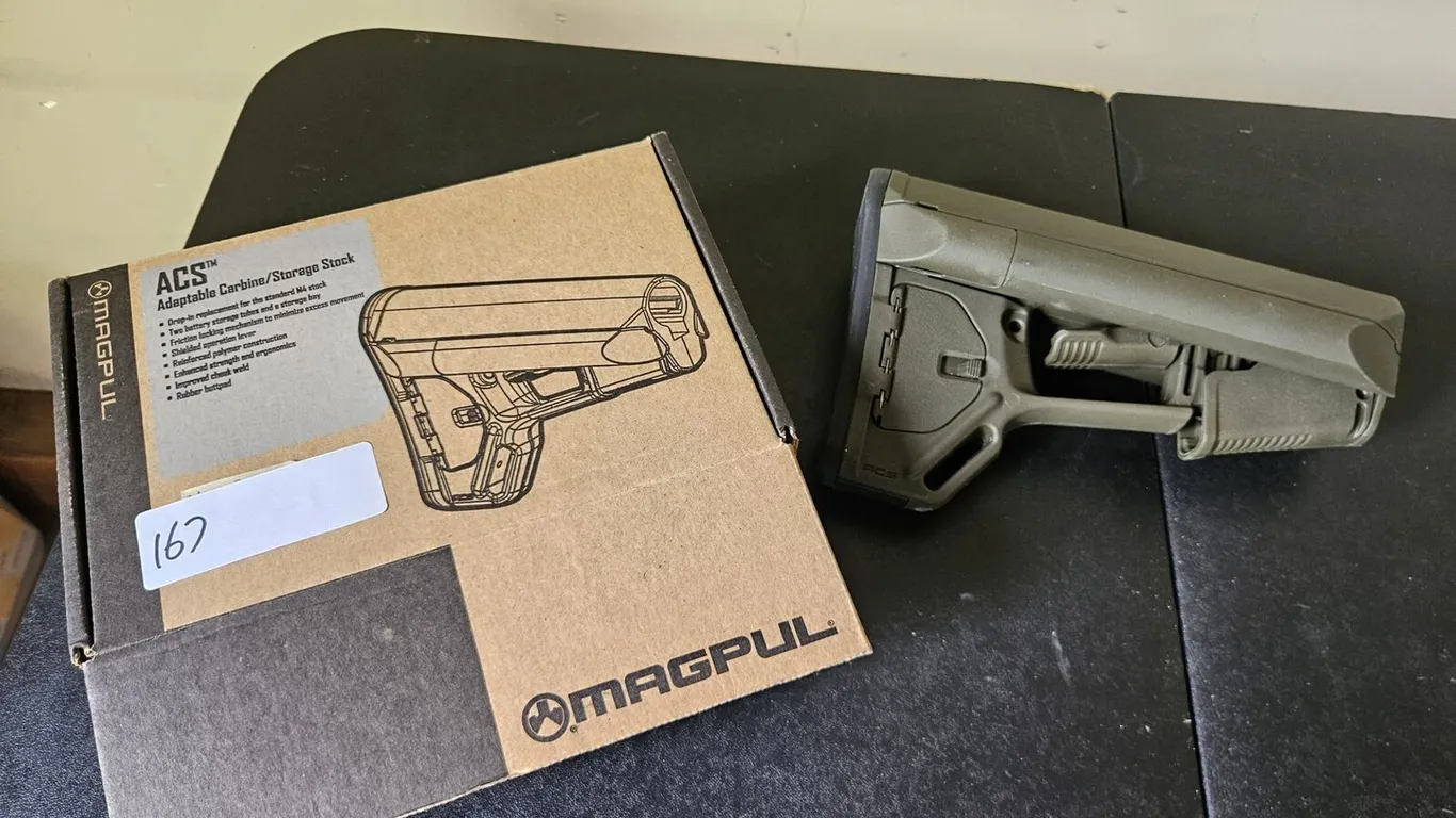 Magpul ACS Adaptable Carbine/Storage Stock, OD Green, Boxed