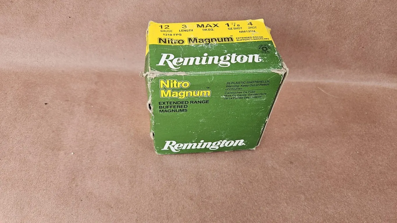 Remington Nitro Magnum 12 Ga 3 in #4, Approx 20 Rounds