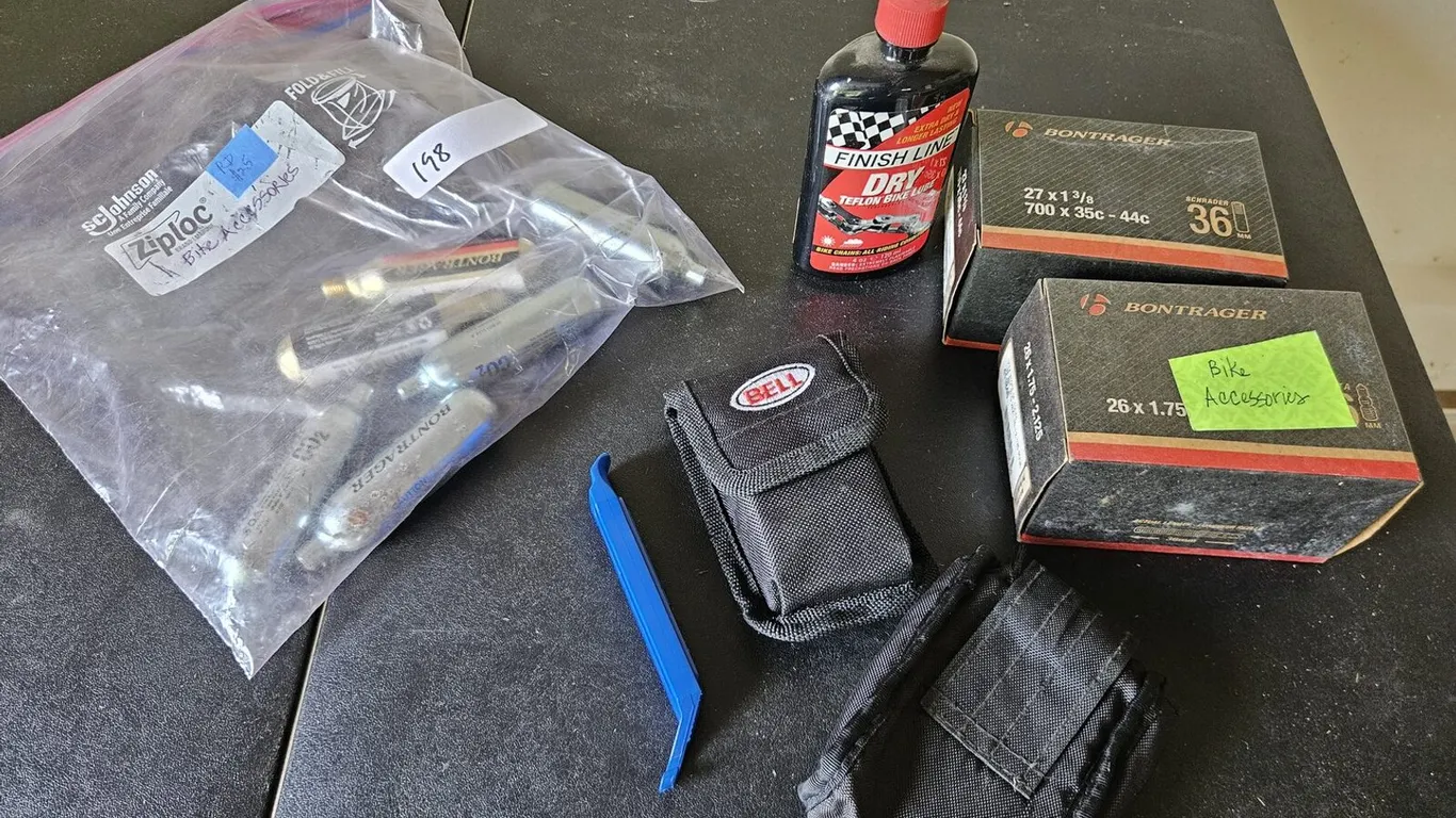 Bontrager Bike Accessories: Tubes, CO2 Cartridges, Saddle Bags