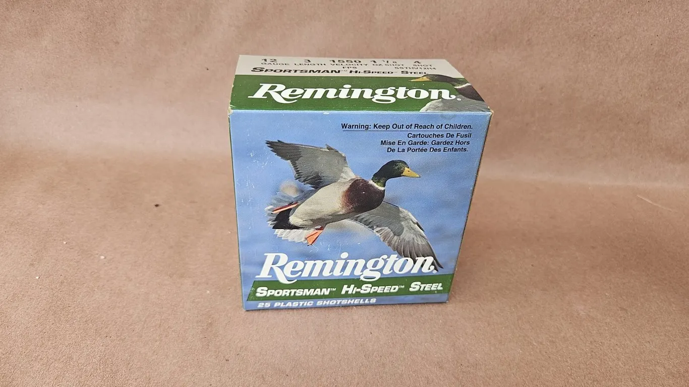 Remington Sportsman Hi-Speed Steel 12 Ga 3 in #4, Full Box