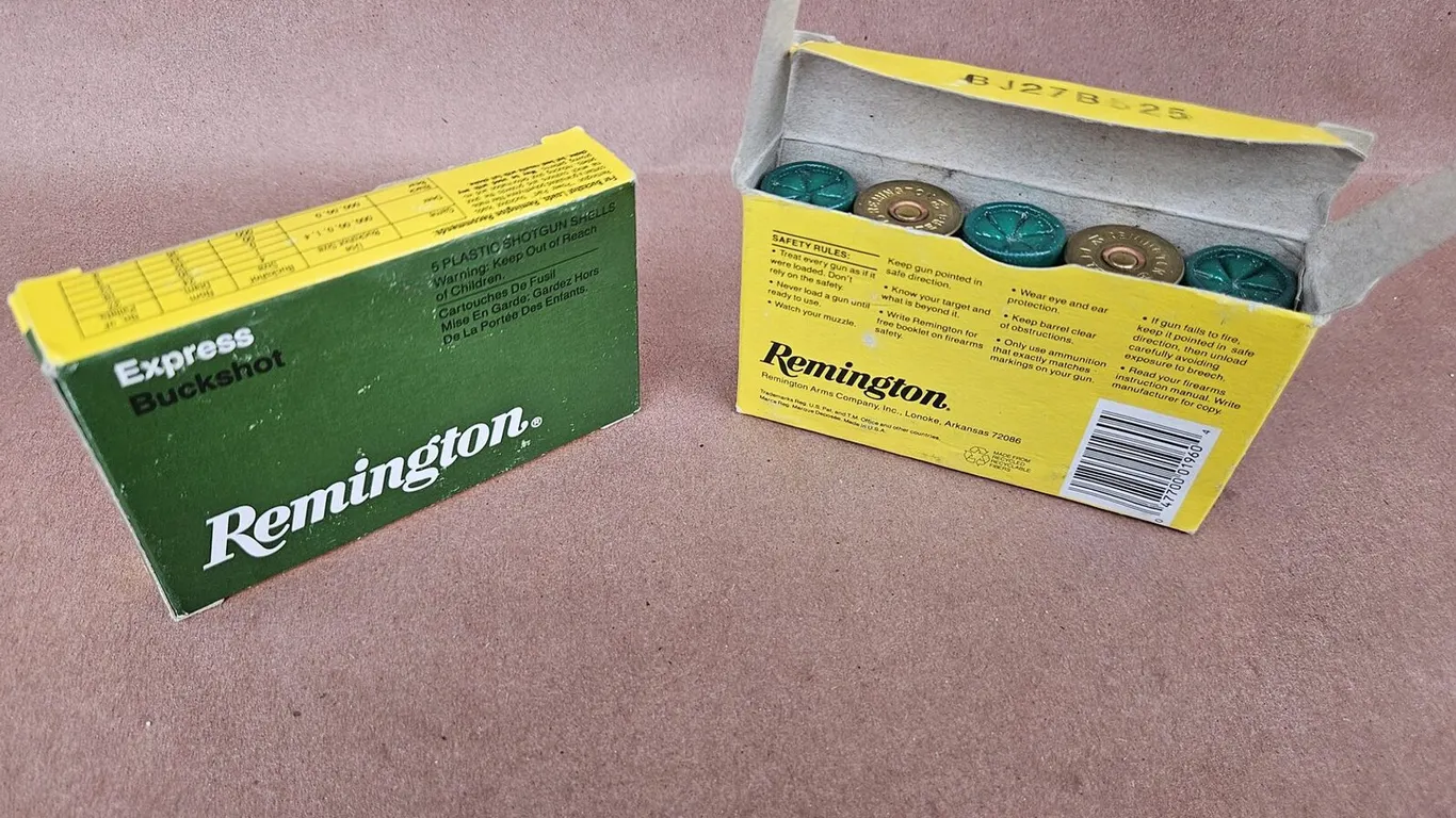 Remington Express 12 Ga 2 3/4 in 00 Buckshot, 2 Full Boxes