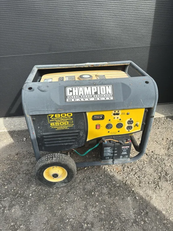 6500 watt champion generator rusty gas tank