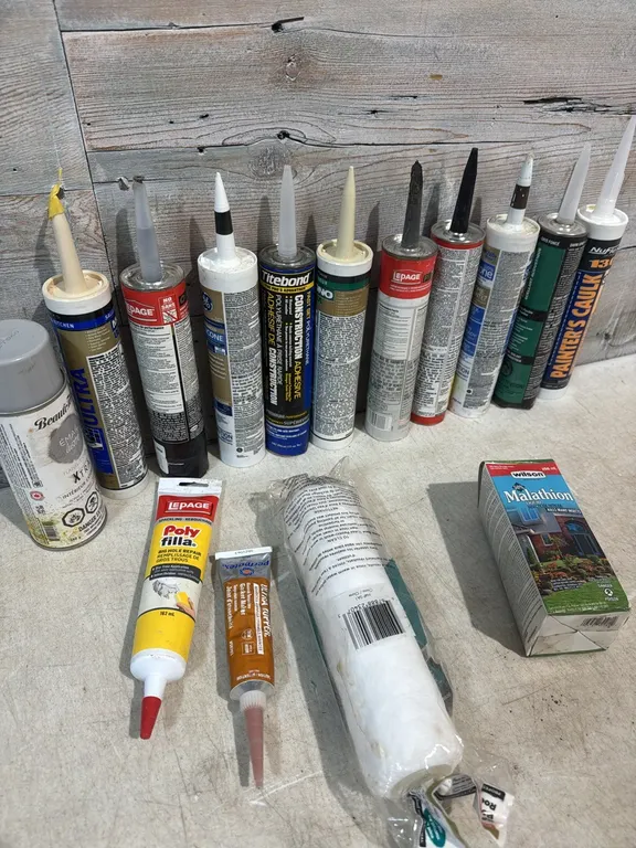 Caulking and other shop fluids