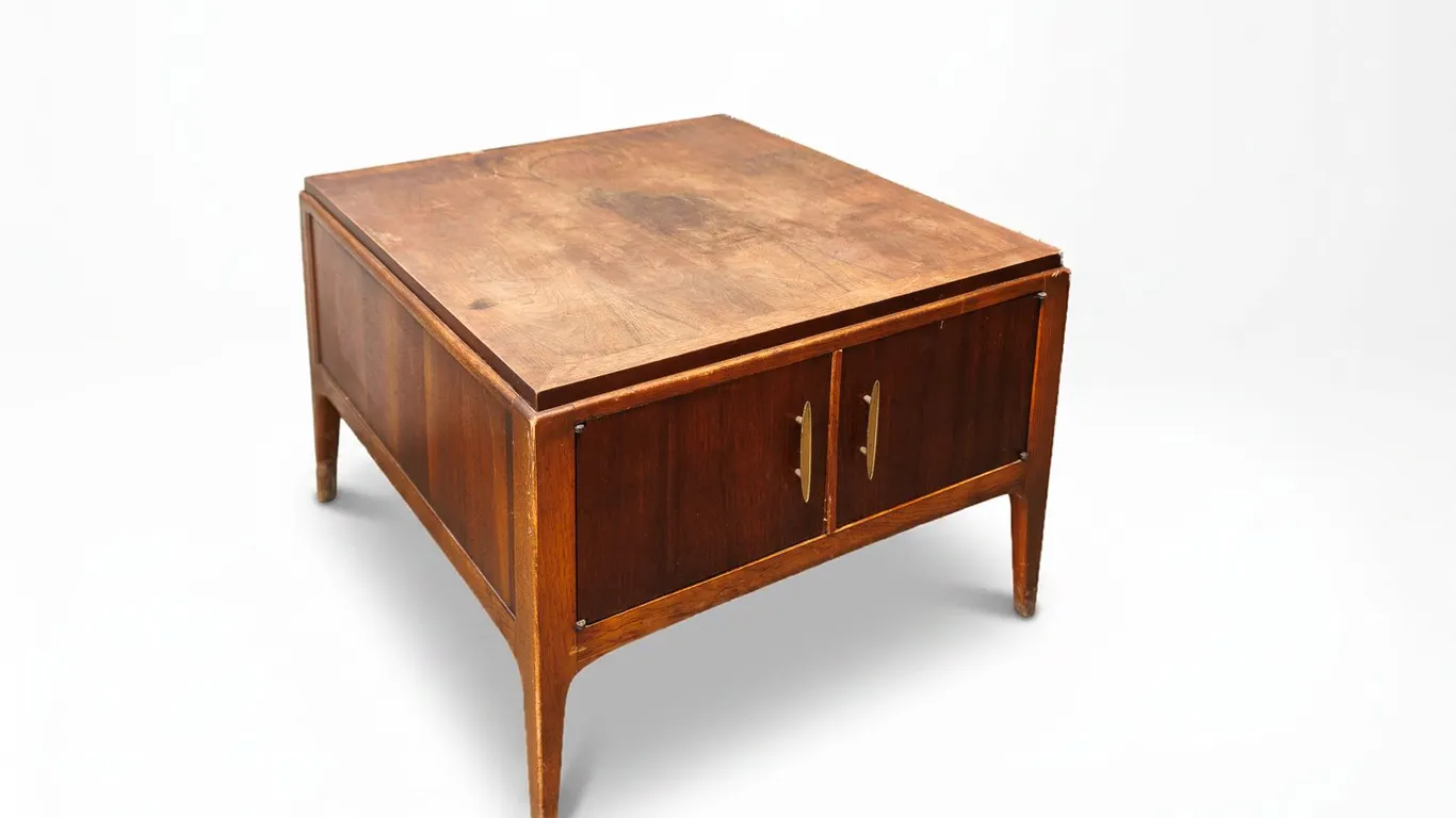 Vintage MCM Lane Rhythm Walnut Side Table