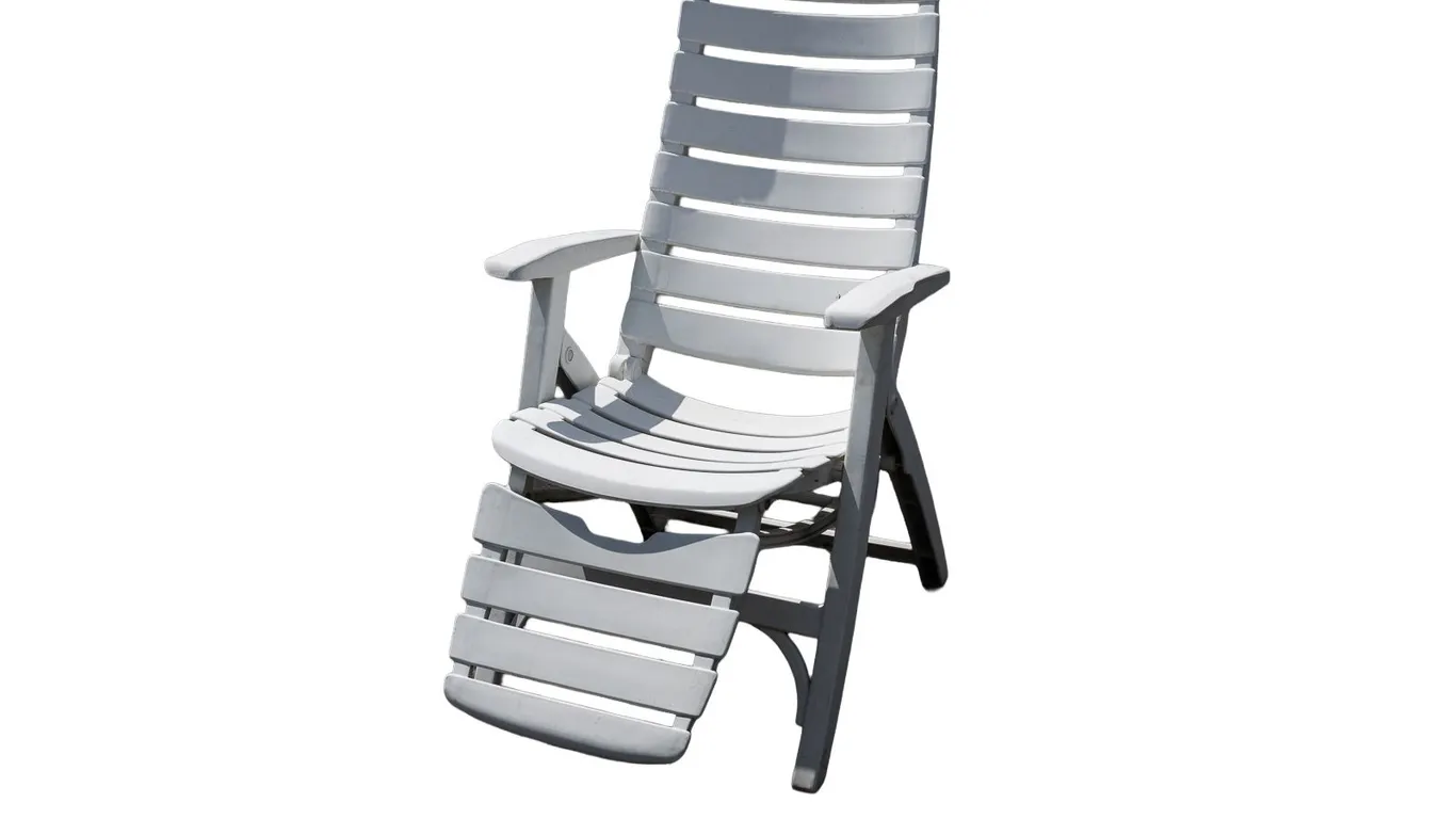 Vintage MCM Allibert Resin Lounge Chair