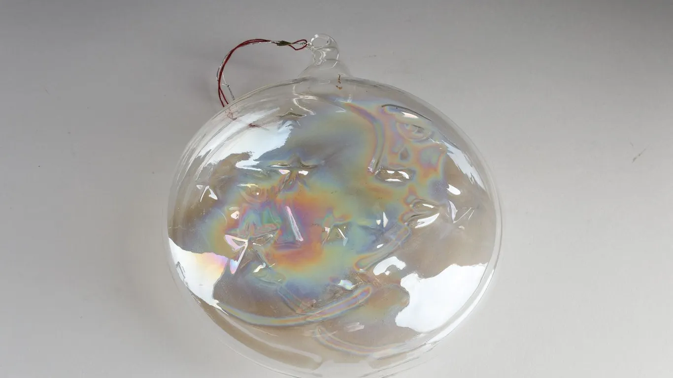 Vintage Silvestri Hand-Blown Glass Ornament