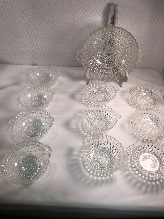 Vintage Pressed Glass