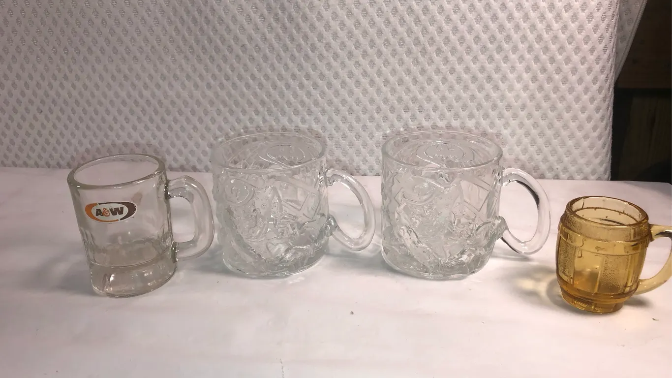 Vintage McDonald’s Riddler Mugs and Miscellaneous Mugs