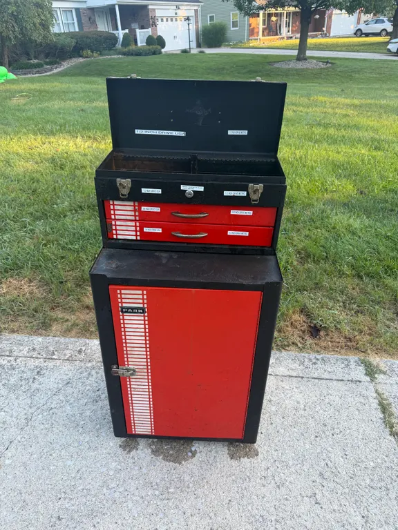Park Rolling Tool Cabinet & Top Chest Red Black