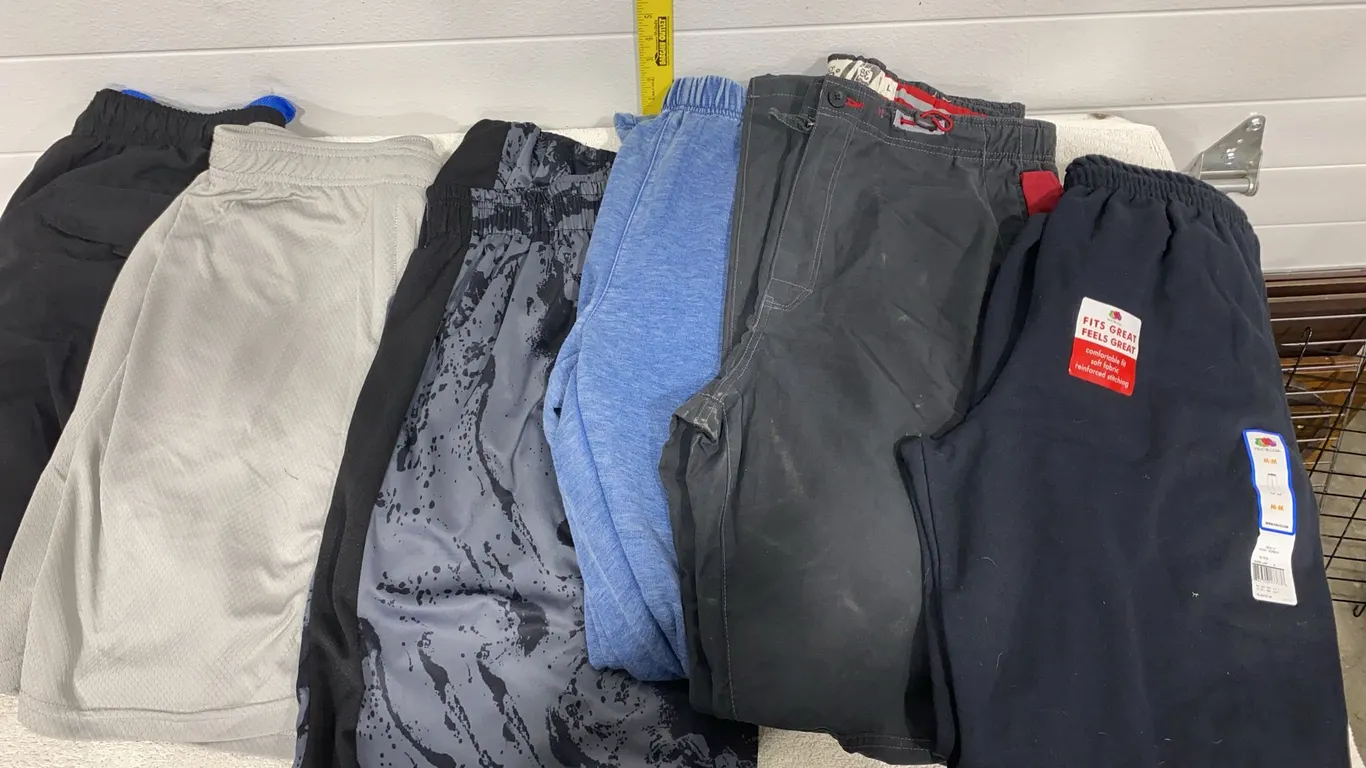 3 shorts/ 3 pants