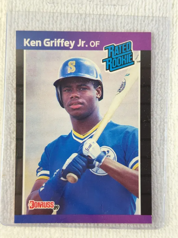 Ken Griffey Jr. Donruss 1989 Rated Rookie Baseball Card