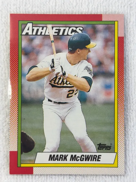 Mark McGwire Topps 1990 Baseball Card