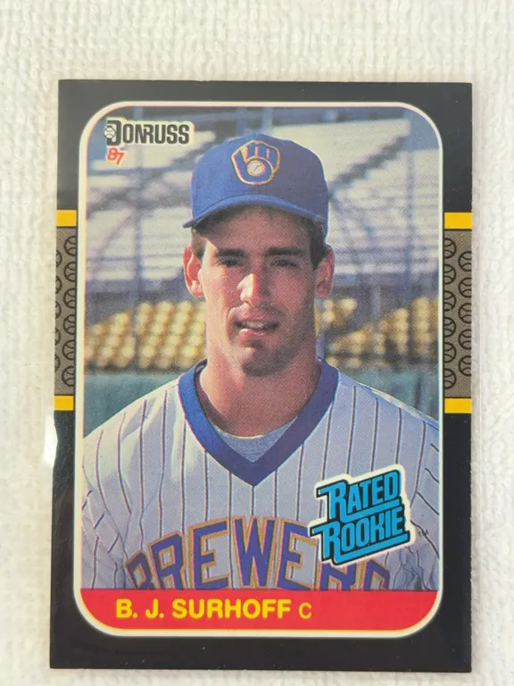 B. J. Surhoff Donruss 1987 Rated Rookie Baseball Card