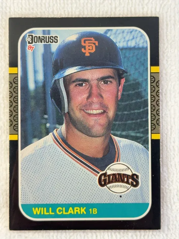 Will Clark Donruss 1987 Baseball Card