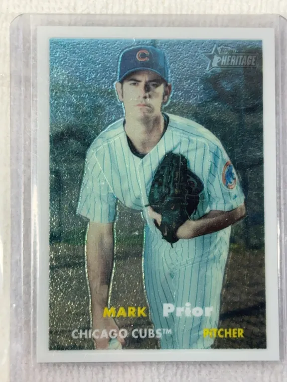 Mark Prior Topps Heritage 2006 Baseball Card