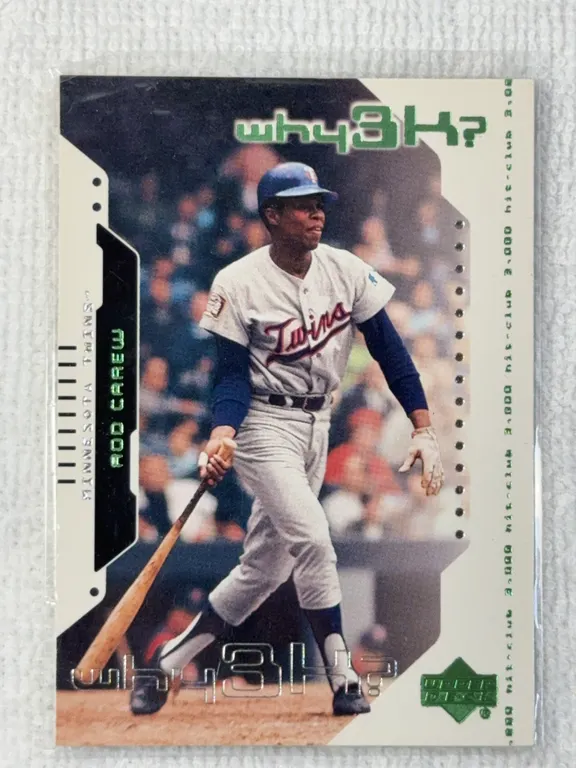 Rod Carew Upper Deck 2000 Baseball Card