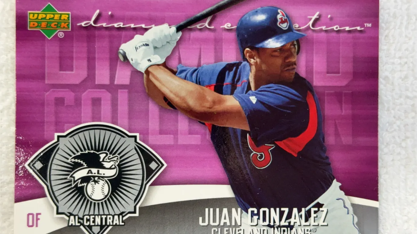 Juan Gonzalez Upper Deck “Diamond Collection” 2006 Baseball Card
