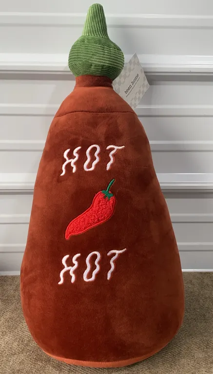*NEW* PM&J Home 20" Weighted Hot Sauce Stuffed Plush