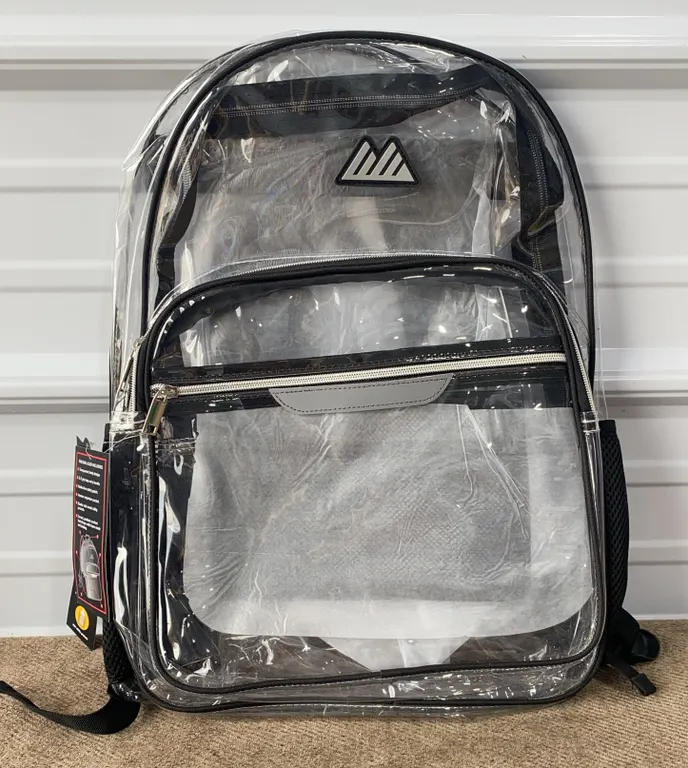 *NEW* Summit Ridge Clear Waterproof Heavy Duty Stadium Approved Backpack