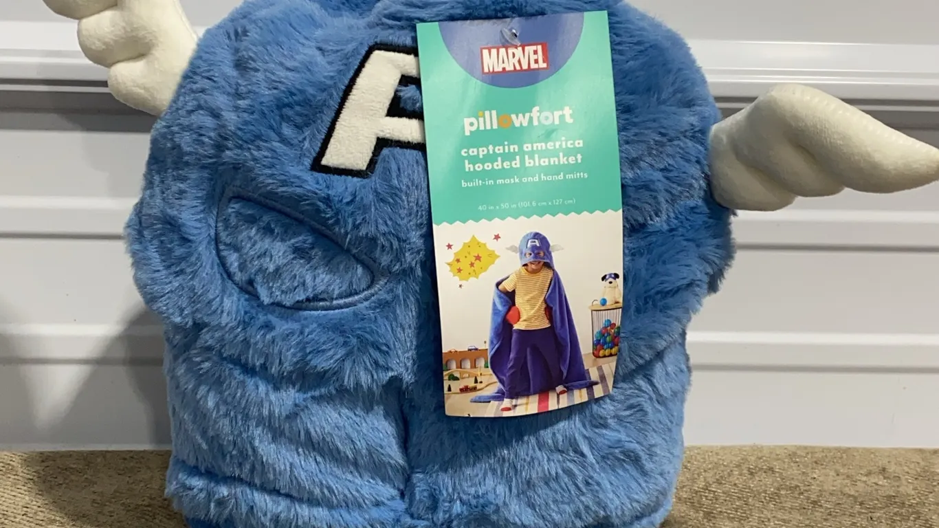*NEW* Marvel Captain America Kids' Hooded Blanket