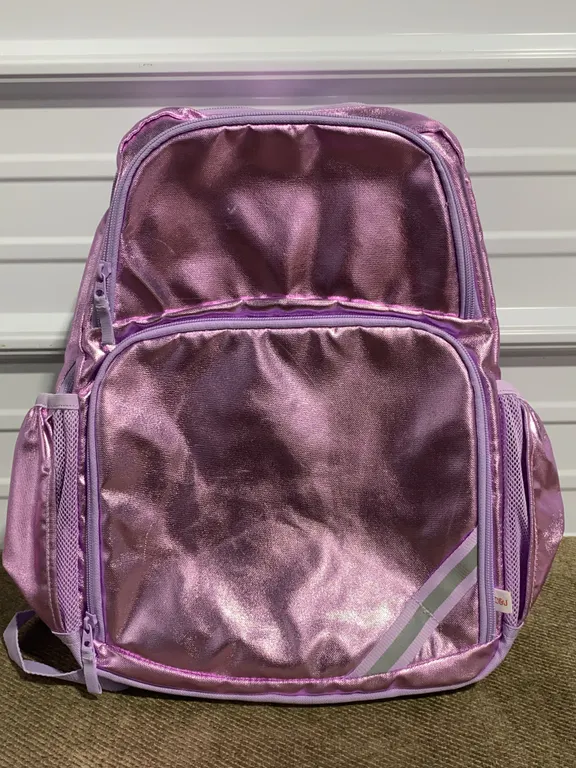 *New* Cat & Jack Kids' 17'' Classic Backpack - Metallic Purple