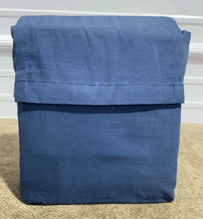 *NEW* Pillowfort Full Solid Cotton Kids' Sheet Set - Navy