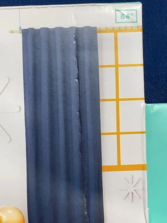 *NEW* Pillowfort 42"x84" Blackout Chambray Cotton Kids' Panel - Navy Twill
