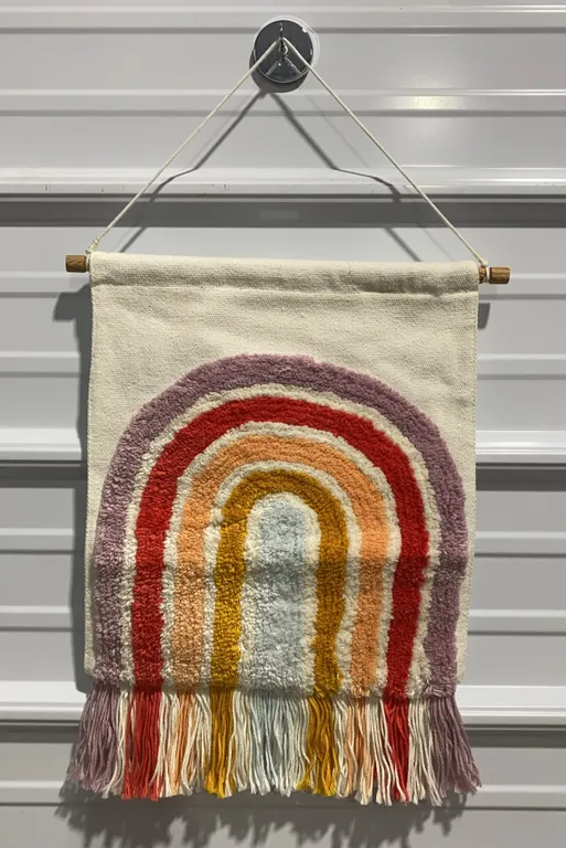 *APPEARS NEW* Pillowfort Rainbow Kids' Tapestry - 12"x18"