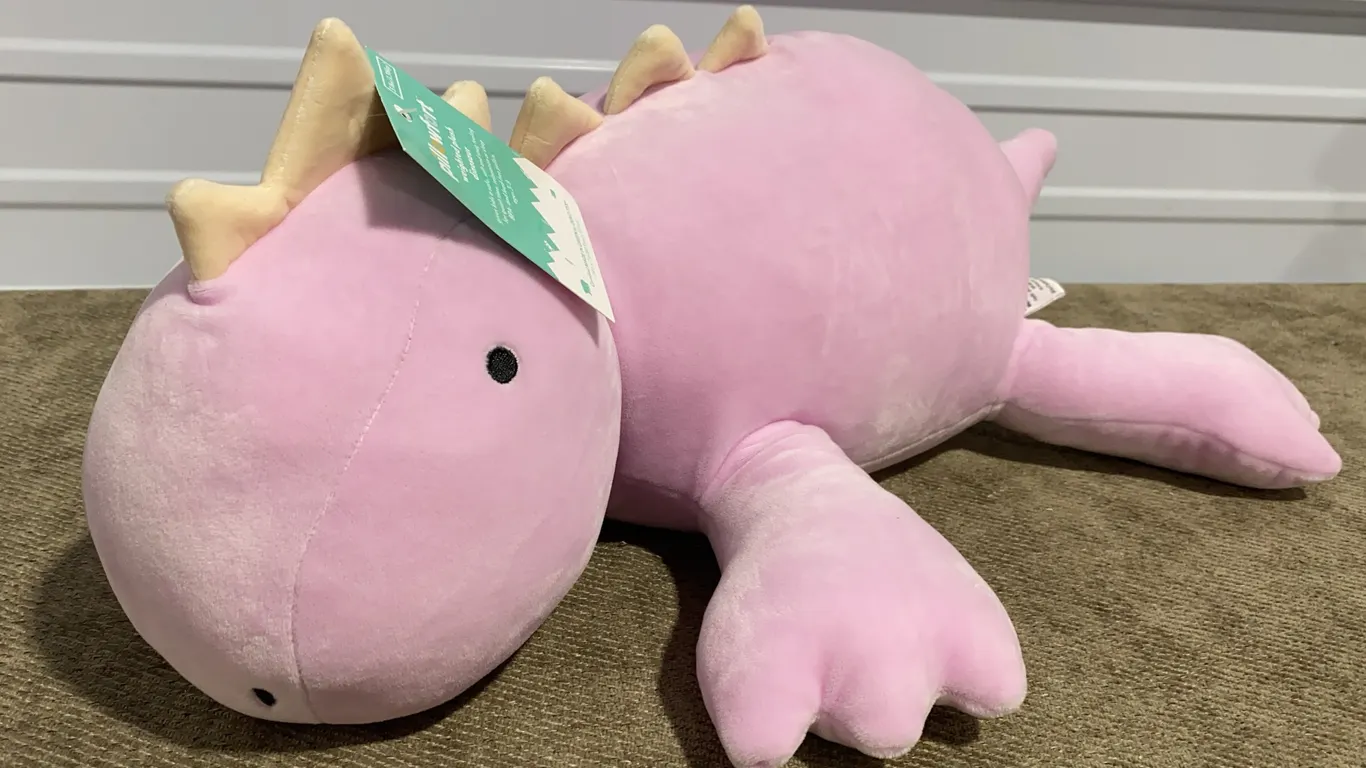 *NEW* Pillowfort Dinosaur Weighted Plush Kids' Throw Pillow - Purple