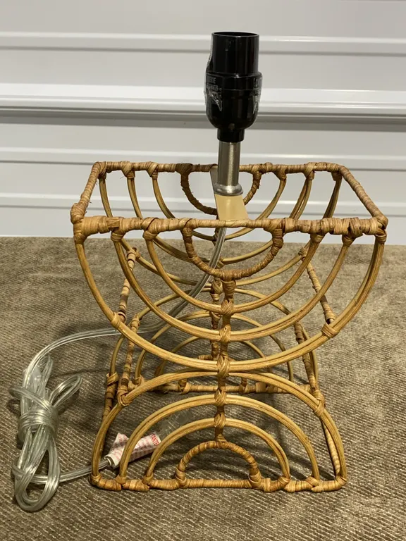 *NEW* Pillowfort Boho Rattan Kids' Table Lamp