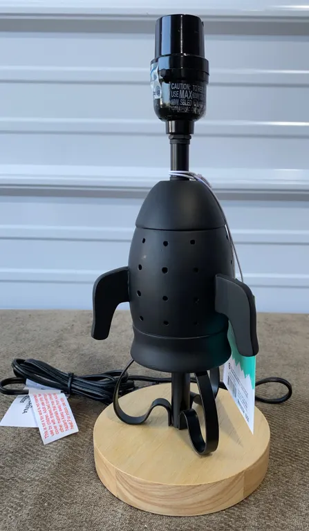 *APPEARS NEW* Pillowfort Spaceship Figural Kids' Table Lamp