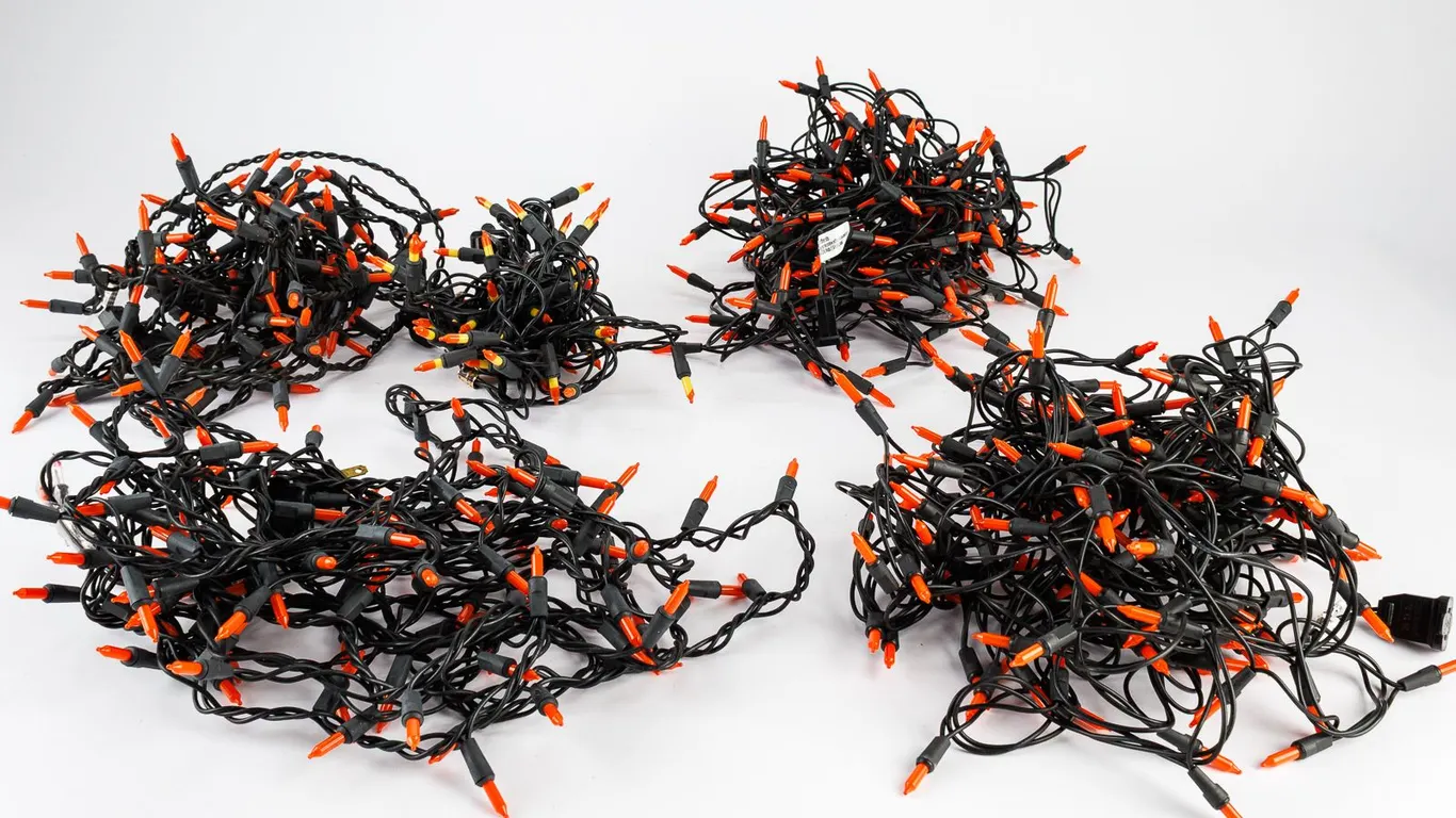 Orange Halloween String Lights