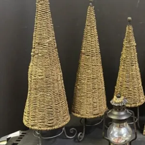 Christmas Decor, Battery operated Lighted trees