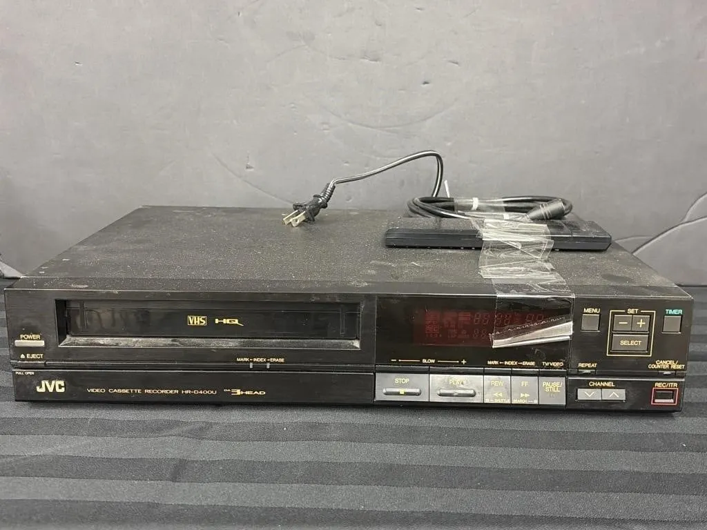 Vintage JVC HR-D400U 3-Head VHS Player