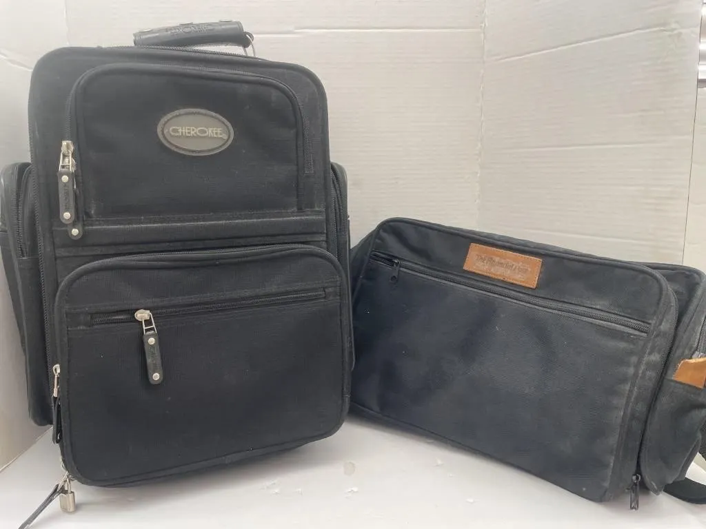 Cherokee carry-on travel bag, and a Financial