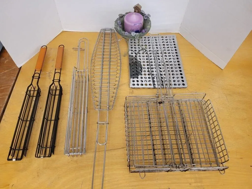 BBQ Warming Racks & 6" Candle Holder
