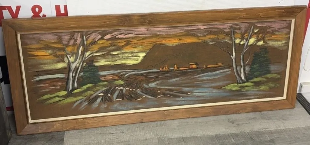 Authentic 1960's Levente Kovacs Painting