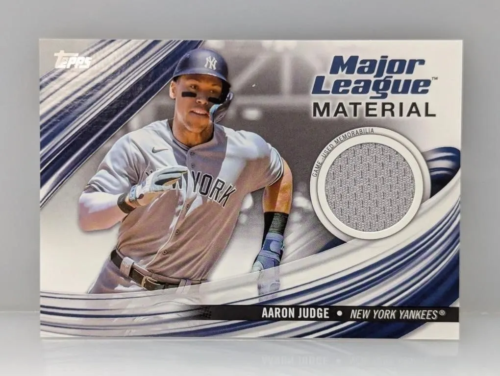 2023 Aaron Judge Topps Major League Material Relic