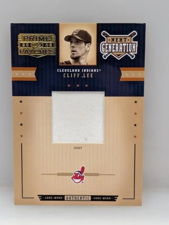 2005 Cliff Lee Donruss�Prime Patches�Relic 1/1