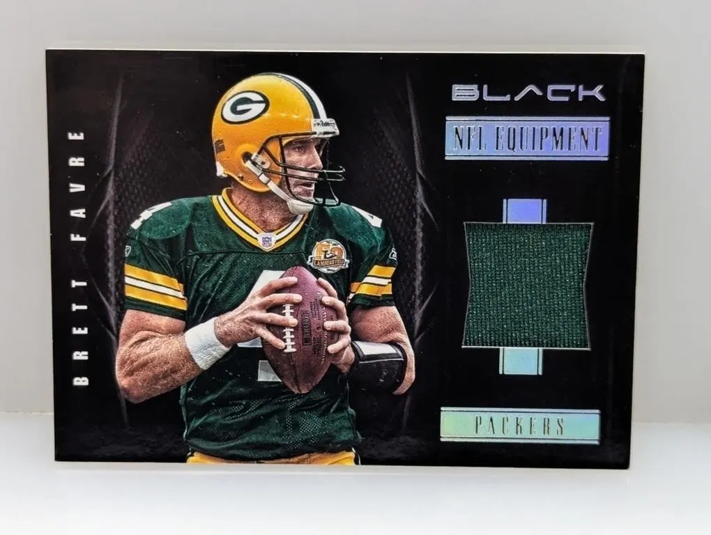 2012 Brett Favre Black NFL Equipment Relic /99