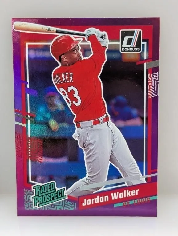 2023 Donruss Rated Prospect Purple Jordan Walker