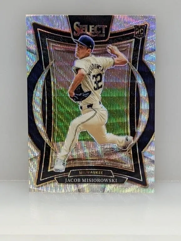 2025 Select Jacob Misiorowski RC Silver Wave Prizm