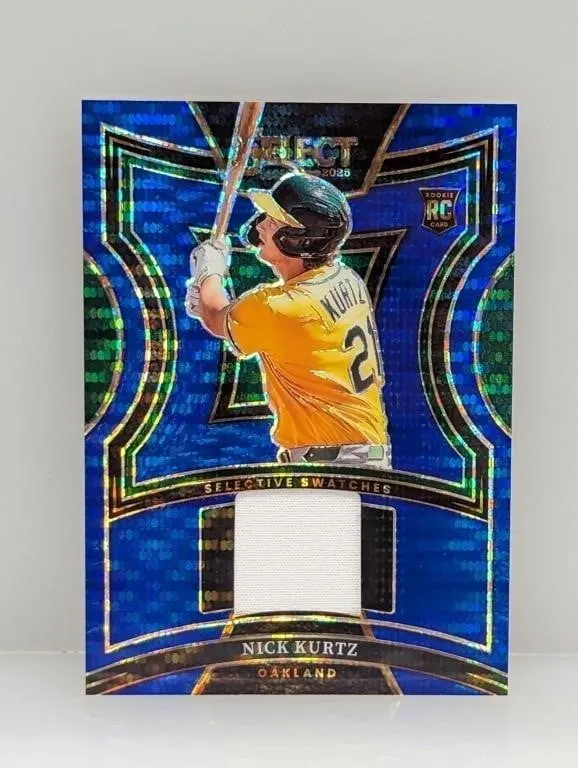 2025 Select Kurtz RC Swatches Blue Pulsar Prizm